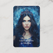 Mystic Blue Woman Visitenkarte (Vorderseite)