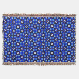 Mystic Blue Zellige Geometry Decke