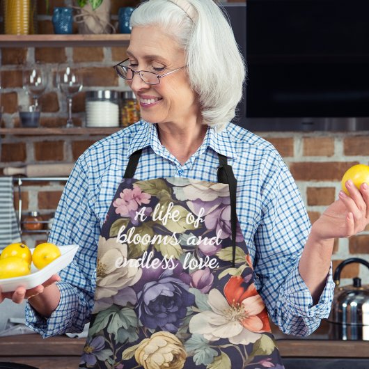 Mystic Blume Custom Retirement Geschenke für ihre  Schürze