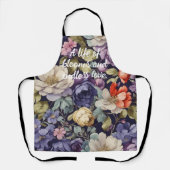 Mystic Blume Custom Retirement Geschenke für ihre  Schürze (Vorderseite)