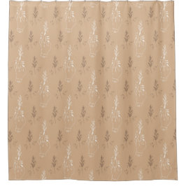 Mystic Bohemisch Beige Duschvorhang