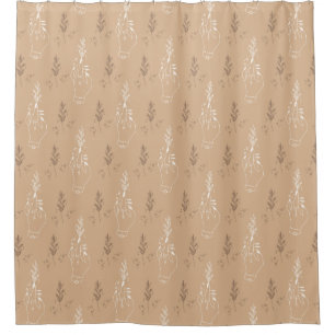 Mystic Bohemisch Beige Duschvorhang