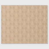Mystic Bohemisch Beige Geschenkpapier (Flach)