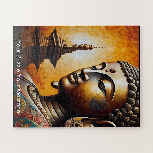 Mystic Boho Buddha Mandala Puzzle (Horizontal)