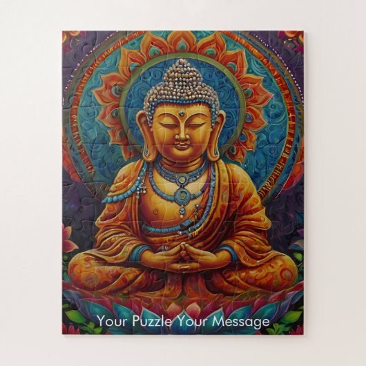 Mystic Boho Buddha Mandala Puzzle (Vertikal)
