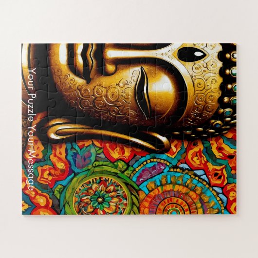 Mystic Boho Buddha Mandala Puzzle (Horizontal)