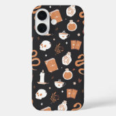 Mystic Boho Crystal Skull Snake Pattern Case-Mate iPhone Hülle (Rückseite)