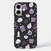 Mystic Boho Crystal Skull Snake Pattern Case-Mate iPhone Hülle (Rückseite)