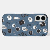 Mystic Boho Crystal Skull Snake Pattern Case-Mate iPhone Hülle (Rückseite (Horizontal))