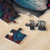 Mystic Boho Feline Cat Mandala Puzzle (Seite)