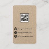 Mystic Boutique Business Card Visitenkarte (Rückseite)