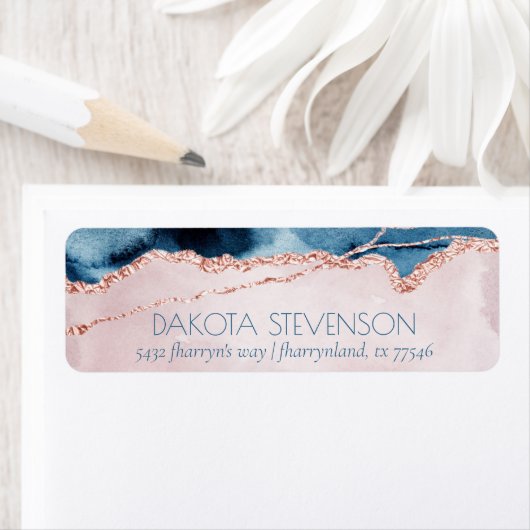 Mystic Branding | Aquamarin Blue Mauve Blush Pink  (Insitu)