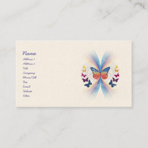 Mystic Butterfly Business Cards Visitenkarte