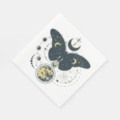 Mystic Butterfly & Sky Design Paper Napkin Serviette (Ecke)