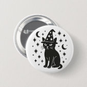 Mystic Cat Button (Vorne & Hinten)