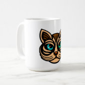 Mystic Cat Eyes Coffee Tasse (Vorderseite Links)