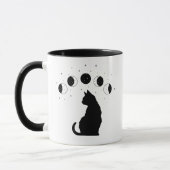 Mystic Cat Phases Tasse (Links)