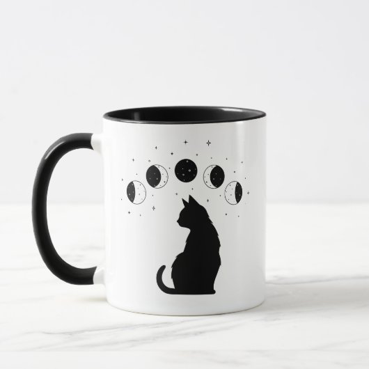 Mystic Cat Phases Tasse (Links)