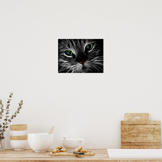 Mystic Cat Poster (Küche)