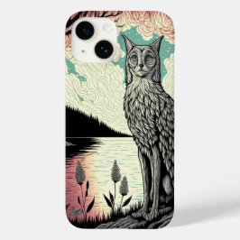 Mystic Cat Psychedelic Iphone 14 Cover