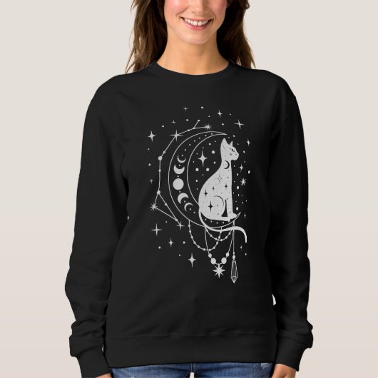Mystic Cat Sweatshirt (Vorderseite)