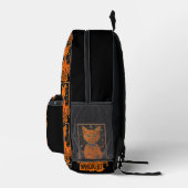 Mystic Cat & Tarot | Orange Feline Art Bedruckter Rucksack (Rechts)