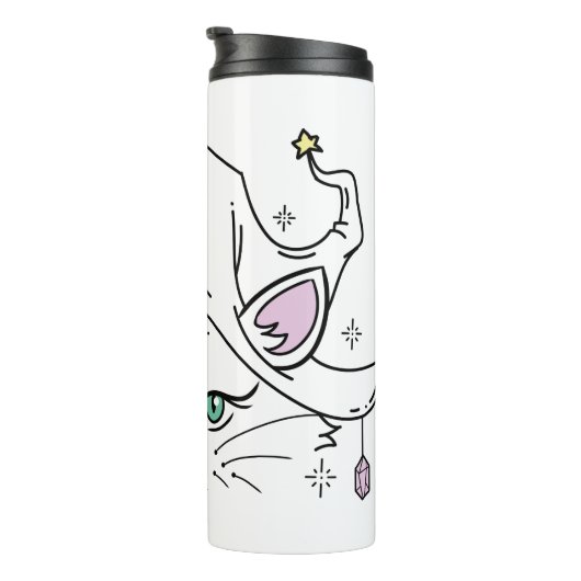 Mystic Cat Thermosbecher (Nach rechts gedreht)