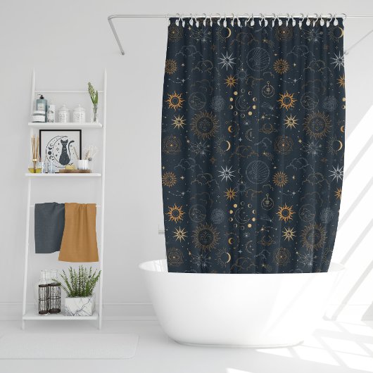 Mystic Celestial Pattern Duschvorhang