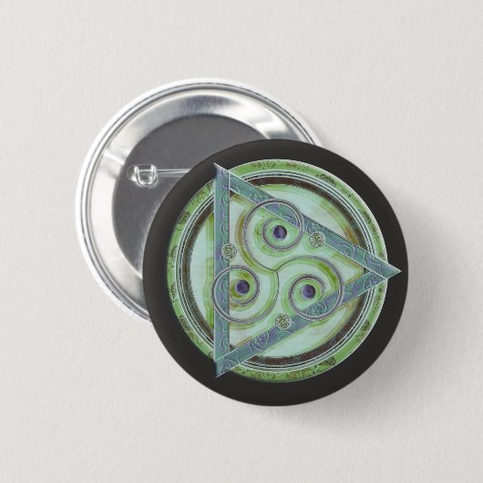 Mystic Celtic Triad Button (Vorne & Hinten)