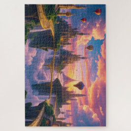 Mystic City in Clouds Puzzle