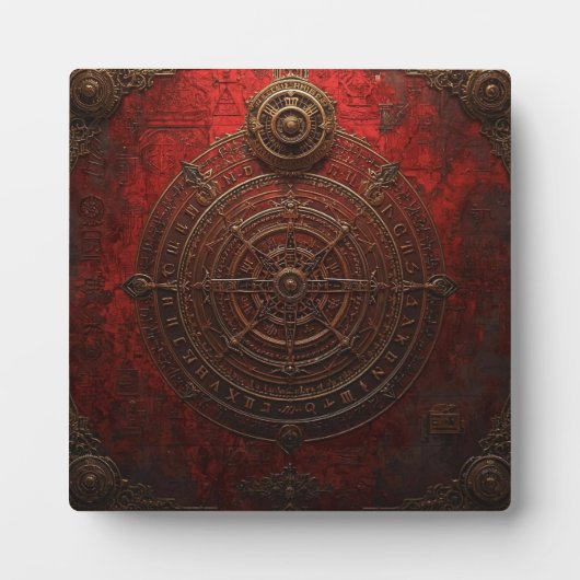 Mystic Compass Rose Fotoplatte (Vorderseite)