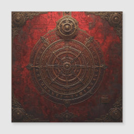 Mystic Compass Rose Magnetkarte