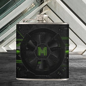 Mystic Computer Core Mit Monogramm Flachmann