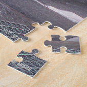 Mystic, Connecticut in Dusk am Erntedank Eve Puzzle (Seite)