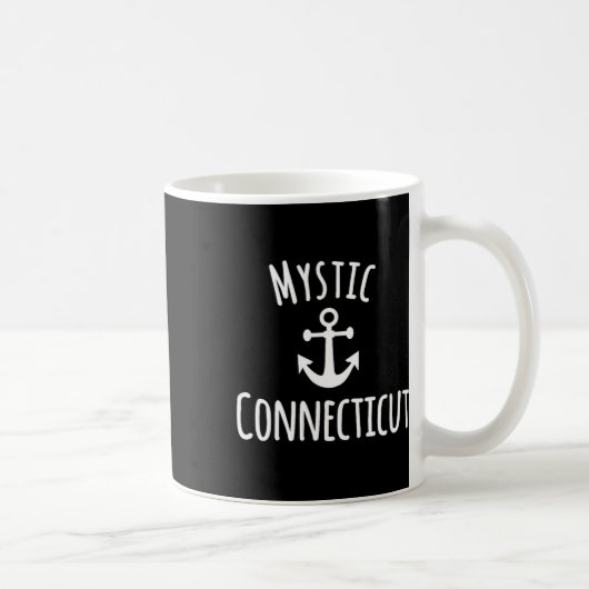 Mystic Connecticut Sailing Boating Nautical Coasta Kaffeetasse (Rechts)