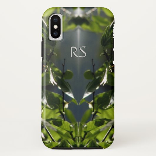 Mystic Cove Monogram Case-Mate iPhone Hülle (Rückseite)