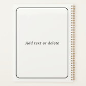 Mystic Crystal Ball Psychische Lektüre Ernennung Planer (Rückseite)