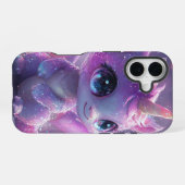 Mystic Crystal Unicorn Dragon Phone Case iPhone 16 Hülle (Rückseite (Horizontal))