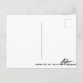 Mystic CT Post Card - Burger Post Art #004 unterze Postkarte (Rückseite)