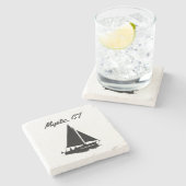 Mystic CT Steinuntersetzer (Seitenansicht)