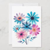 Mystic Daisy Bloom Einladung (Vorderseite)
