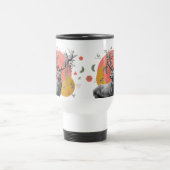 Mystic Deer Collage Reisebecher (Mittel)