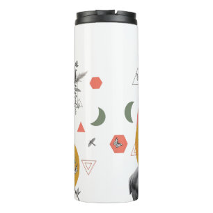 Mystic Deer Collage Thermosbecher
