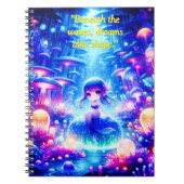 Mystic Depths - Chibi Mermaid Glow Notebook Notizblock (Vorderseite)