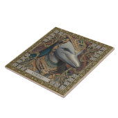 Mystic Dolphin Spirit Personalisiert Tribal Tribut Fliese (Seite)