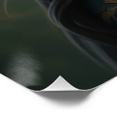 Mystic Dragon Fantasy Art Poster (Ecke)