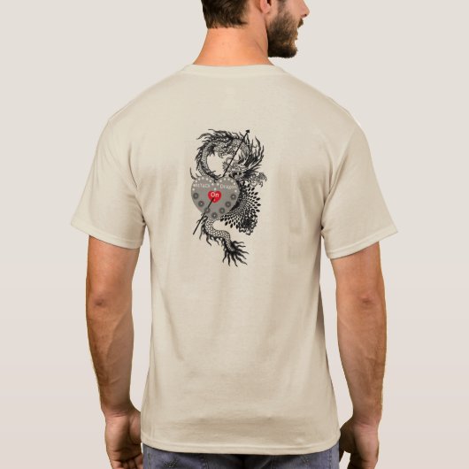 "Mystic Dragon Graphic T-Shirt - Bold and Fearless (Rückseite)