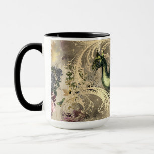Mystic Dragon & Rose Tasse