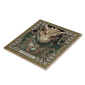 Mystic Dragon Spirit Altarpiece Personalisiert Fliese (Seite)