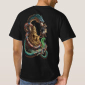 Mystic Dragon & Temple T-Shirt – Bold Fantasy Art (Rückseite)